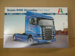 プラッツ社【1/24】イタレリ 1/24 Scania R400 Stheamline Flat Roof トラクターヘッド 　イタレリ社製