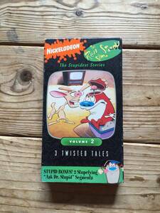 ＜送料198円＞レン＆スティンピー 1993年SONY Ren & Stimpy ビデオ VHS