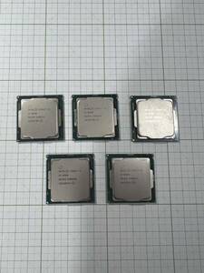 中古(一応動作確認済) CPU Intel Core i5 8500 3.00GHZ SR3XE 5枚セット ②