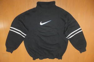 【ナイキ　ハーフジップ　トレーナー　黒色　Lサイズ】 L～XL(LL)サイズ相当　ブラック　NIKE