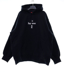 シュプリーム SUPREME 20AW CROSS BOX LOGO HOODED SWEATSHIRT XL BLACK クロス ボックス ロゴ フーデッド スウェット パーカー ブラック