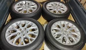 205/55R16 16×6.5ｊ5H 114.3 +45 トヨタ 純正 ブレイド オーリス 