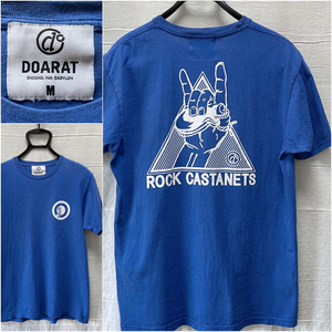 DOARAT ドゥアラット ロックカスタネット Tシャツ ROCK CASTAMETS TEE 2014 SS Mサイズ バンドT