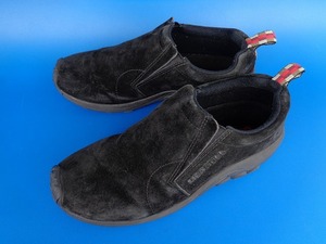 11155■最高級 MERRELL MIDNIGHT JUNGLEMOC メレル ミッドナイト ジャングル モック スエード 黒 ウィメンズ US 8 25 cm くらい