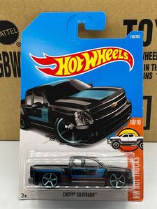 即決有★HW hotwheels ホットウィール CHEVY SILVERADO シェビー シボレー シルバラード ブラック 黒★ミニカー 数量2