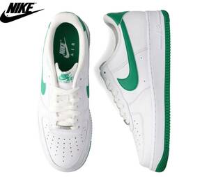 新品 27.5cm ナイキ NIKE AIR FORCE 1 07 エアフォース グリーン 緑 マラカイト ホワイト 白 箱付き 未使用 正規品 本物