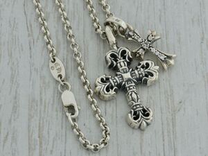 CHROME HEARTS/FILIGREE CROSS & BABY FAT CROSS/PAVE/ROLL CHAIN/クロムハーツ/フィリグリークロスとベビーファットクロス