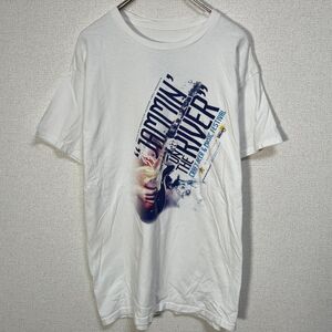 イベントT 半袖Tシャツ　エレキギター　クラフトビール　デカロゴ　白T49 古着　入手困難　激レア　希少 人気　jammin　ミュージックフェス