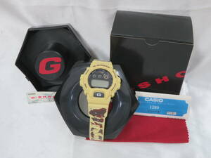 13【時計】　カシオ CASIO　G-SHOCK　FOX FIRE フォックスファイアー　1289　DW-6900　取説・ケース　腕時計　電池切れ　保管品