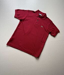 FRANCE製 “ LACOSTE ” L1212 POLO SHIRT WINE LIMITED フランス製 ラコステ ワンポイント ポロシャツ ワイン フレラコ リミテッド