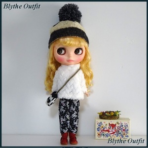 ♪Blythe＊ブライスアウトフィット♪リバティパンツセット！