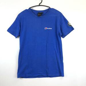 バーグハウス berghaus 半袖コットンTシャツ ブルー Sサイズ Gravity Research T-shirt J0059