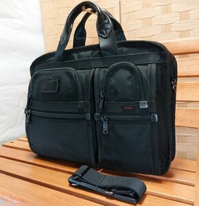 【極美品】TUMI トゥミ【26516DH】 ブリーフケース ショルダーバッグ ビジネスバッグ かばん バリスティックナイロン【ブラック】