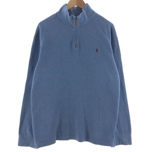 古着 ラルフローレン Ralph Lauren POLO by Ralph Lauren ハーフジップスウェットシャツ トレーナー メンズXXL /eaa390265 ss2501_30