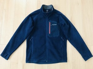 【良品】mont-bell＊フリースジャケット＊ネイビー＊L