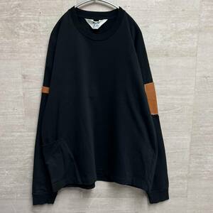 SUNSEA サンシー 19SS FAT LONG TEE ロンT ブラック size3 【中目黒B05】