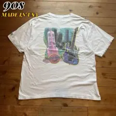 グッドデザイン 90s USA製 ハードロックカフェ プリント Tシャツ