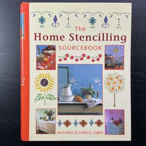 手芸本■ARTBOOK_OUTLET■N5-083★送料無料 ホームステンシル ソースブック プレート23枚収録 Home stencilling sourcebook絶版 入手困難