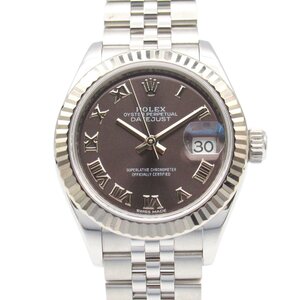 ロレックス デイトジャスト ランダム番 ブランドオフ ROLEX K18WG（ホワイトゴールド） 腕時計 WG/SS 中古 レディース