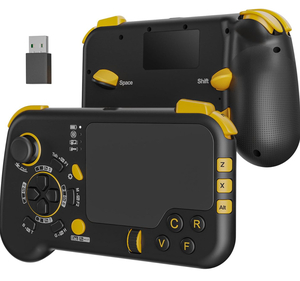 GTP01 Pro 2.4G 無線 ゲーム タッチパッド 、ジャイロスコープ付き、キーボードとマウス機能付き、ゲームコントローラゲームパッド形状