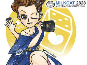 milkcat2828オリジナルステッカー第4弾！「壷振りガール 2014」