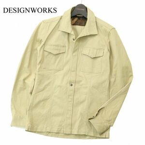 DESIGNWORKS デザインワークス アバハウス 通年 コットン★ ワーク ジャケット Sz.46　メンズ 日本製　A3T00913_2#O