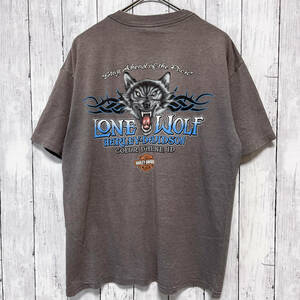 Harley Davidson ハーレーダビッドソン ビンテージ Tシャツ ロゴ プリントTシャツ メンズ Lサイズ 5-850 