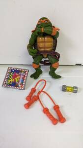 Vintage Movie Star Mike Teenage Mutant Ninja Turtles 1992 Playmates Figure TMNT 海外 即決