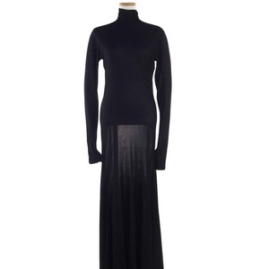 BOTTEGAVENETA ボッテガヴェネタ 640079 VKI60 Stretch Turtleneck Dress ストレッチ タートルネック マキシ ドレス【未使用】【中古】