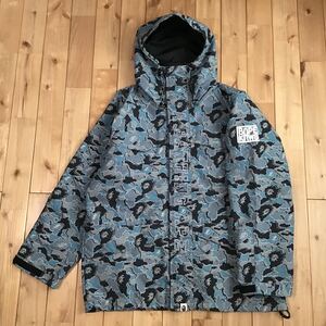 ★激レア★ KAWS × BAPE Cloud camo スノボジャケット Lサイズ a bathing ape BAPE hoodie snowboard jacket エイプ ベイプ 迷彩 NIGO yo5