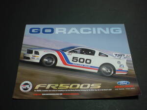 海外　FORD純正　簡易カタログ　FORD RACING　MUSTANG FR500S　USA　2007　英語