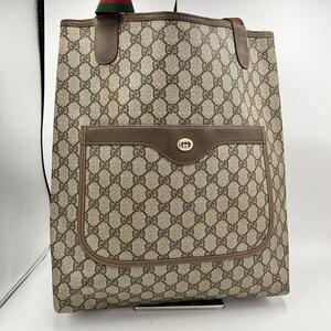 GUCCI グッチ GGスプリーム トートバッグ シェリーライン A4 大容量