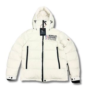 新品 サイズ2 MONCLER GRENOBLE Isorno ロゴ テクニカルナイロン ダウンジャケット モンクレール グルノーブル