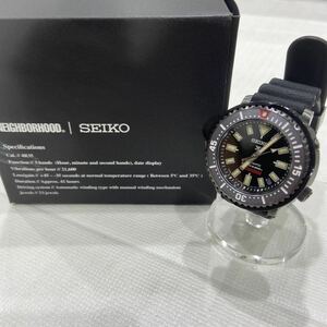 【SEIKO セイコー】4R35-04M0 SBDY077 プロスペックス NEIGHBORHOODリミテッドエディション 自動巻き ブラック ラバー 200m 2406oki M