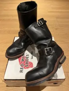 REDWING 2268 ブラック 7 1/2 Dエンジニアブーツ