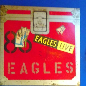 EAGLES LIVE 2枚組　LP レコード ポスター付き　BB-705 1980