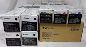 【埼玉発】☆純正未使用品☆【Canon】トナーカートリッジ　NPG-71 　★7本セット★回収容器(WT-202)×1本付★　(8-2747)