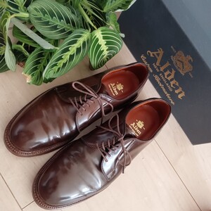 極上Cigar　ALDEN 93911ShellCordovanPlainToe #オールデンコードバンレアカラー