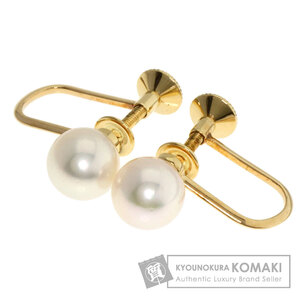 MIKIMOTO ミキモト アコヤパール 真珠 イヤリング K18イエローゴールド レディース 中古