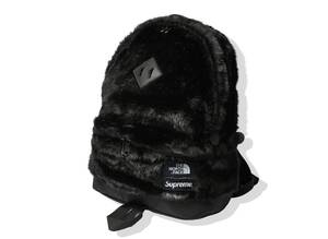 新品未開封 納品書付き SUPREME The North Face Faux Fur Backpack Black バックパック リュック 黒