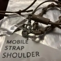 Mobile strap shoulderベージュ　モバイルストラップショルダー