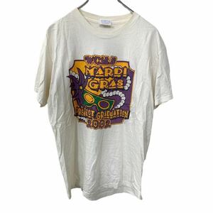 Hanes 半袖プリントTシャツ Mサイズ ハーネス ホワイト 古着卸 アメリカ仕入 t2207-3686