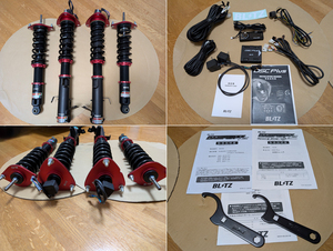 超美品 BLITZ DAMPER ZZ-R SpecDSC Plus フォレスター SK5、SK9、SKE アウトバック BT5 ブリッツ ダンパー 車高調 98539