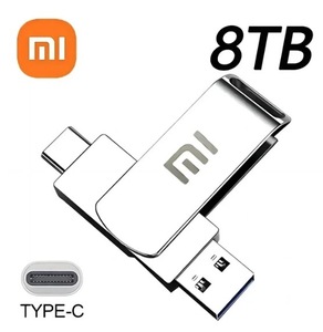 【Xiaomi】TYPE-C USBメモリ 8TB 2in1 超高速3.0 フラッシュメモリ 外付け スマートフォン 車 PC TV