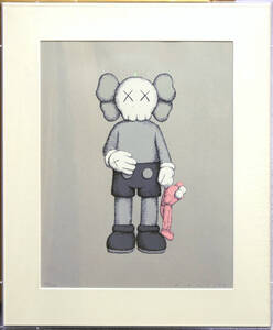 【真作保証】KAWS「SHARE」シルクスクリーン/直筆サイン入り/カウズ/現代アート