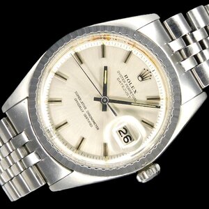 売り切り☆1972年ステンレスフローラルベゼル★ロレックス デイトジャスト Ref.1603★Cal.1570☆ROLEXビッグロゴUSAジュビリー☆当社OH