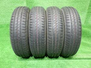 中古 ブリヂストン タイヤ 夏 155/65R13 4本 2019年 NH100C