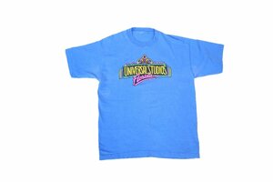 80s 90s VINTAGE ヴィンテージ USED 古着 S/S Print Tee 半袖プリントT UniversalStudio Florida ユニバーサルスタジオ USA シングル 青 L