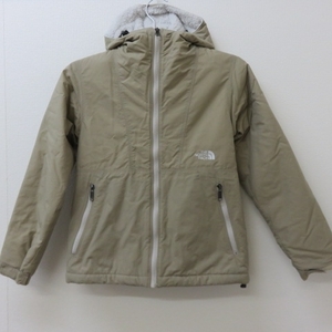 RKO501★THE NORTH FACE ノースフェイス コンパクトノマドジャケット 裏ボア サイズS 防寒 NPW71300 ベージュ系 1/17★A