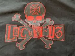 LUCKY-13×RED KAP ワークシャツ USA製 バックプリント 刺繍